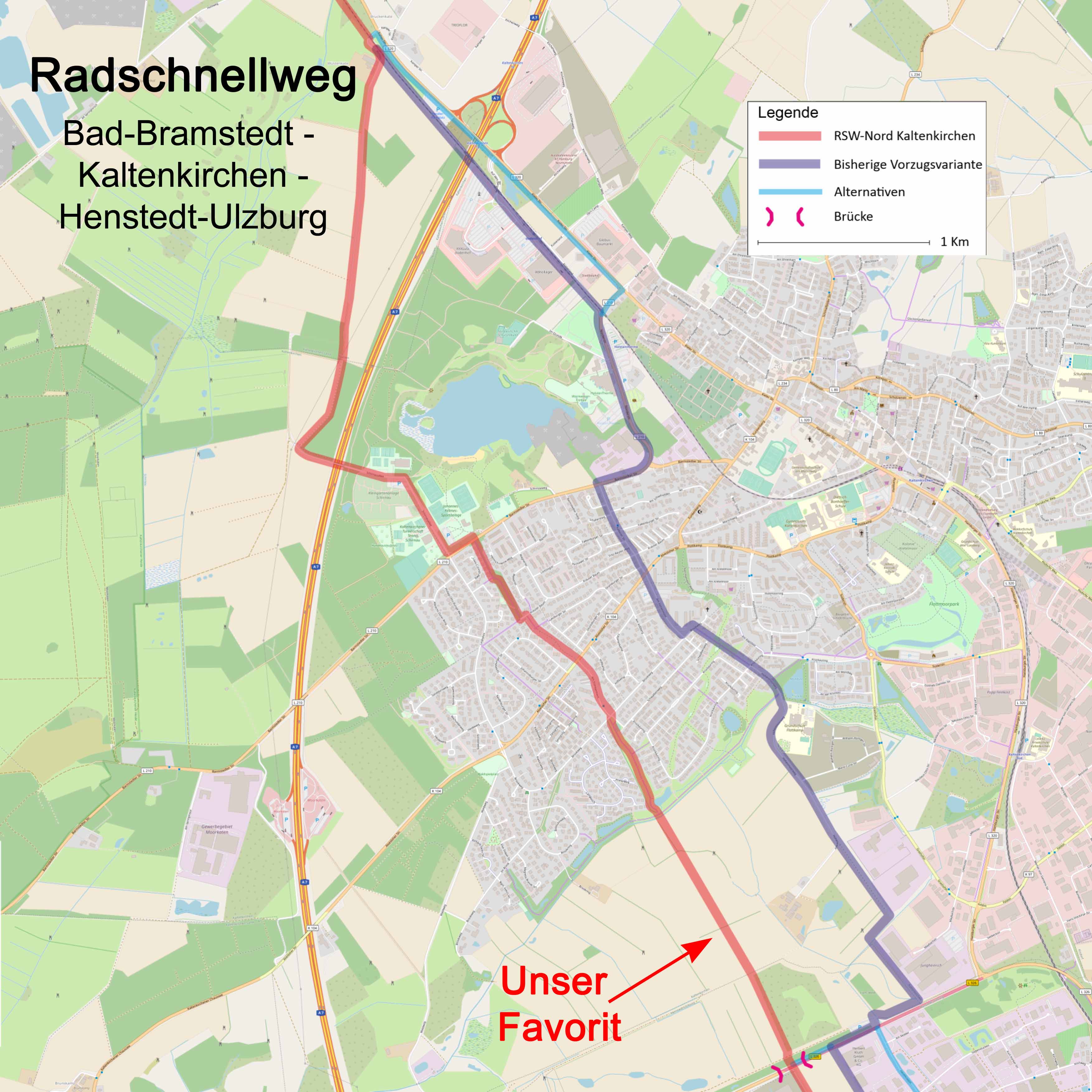 Fahrradschnellweg – pragmatische Lösung gesucht