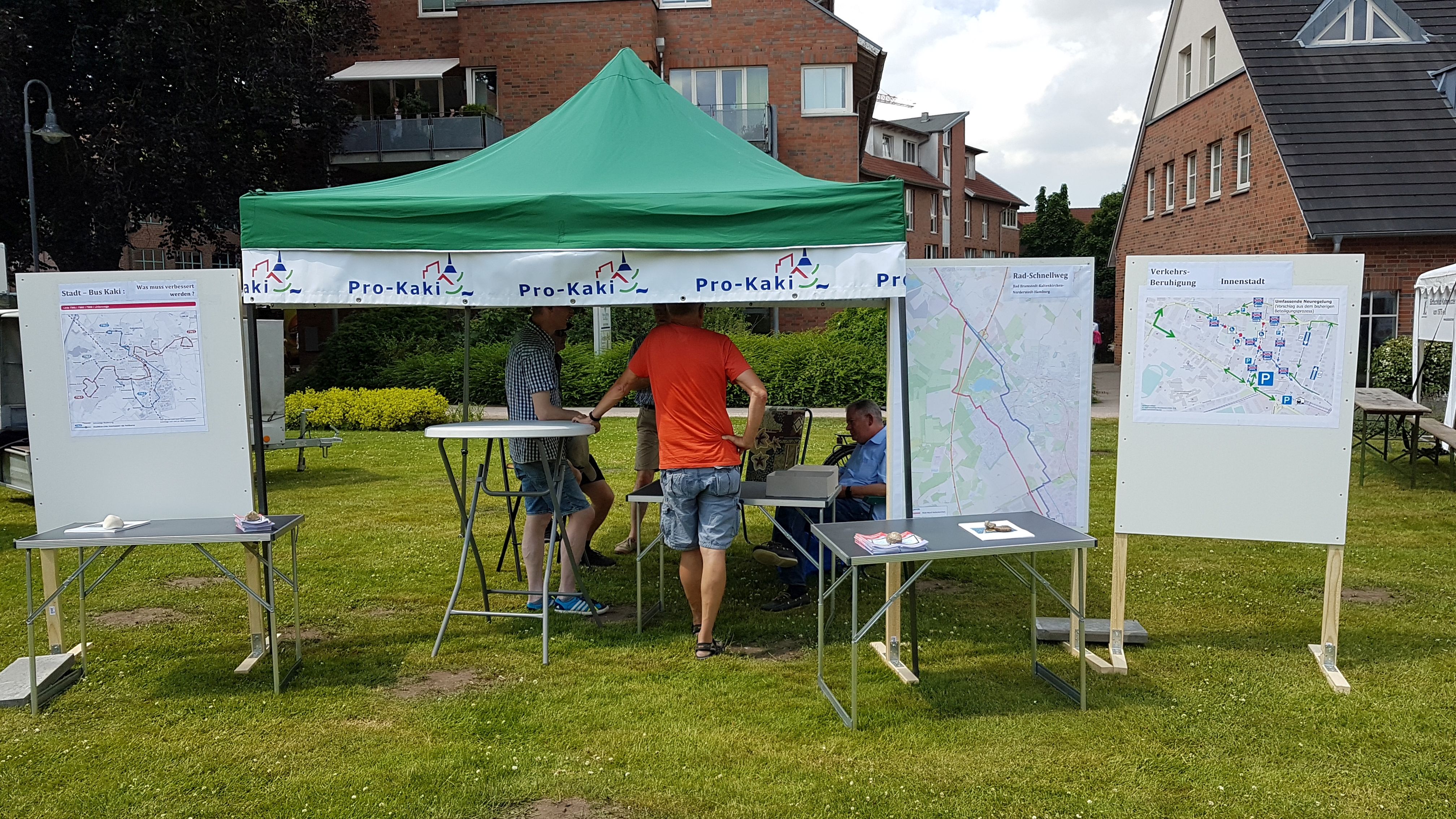 Pro-Kaki auf dem Stadtfest 2022