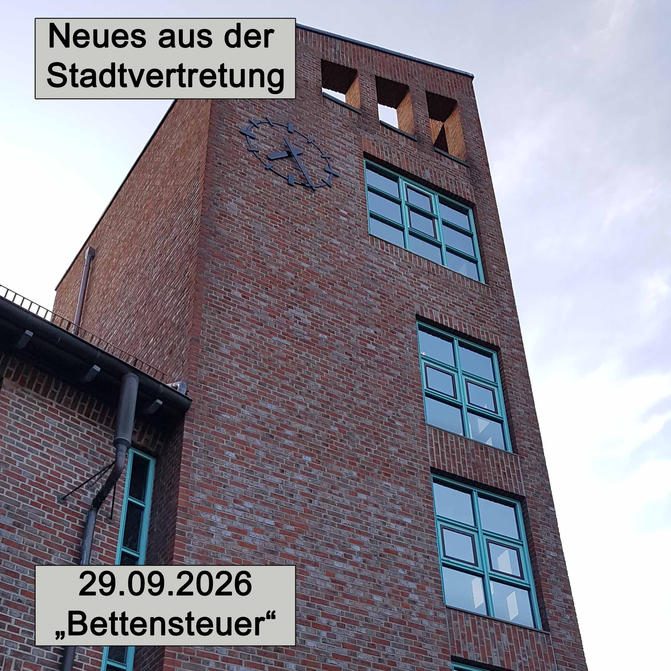 „Bettensteuer“ von der Stadtvertretung abgelehnt