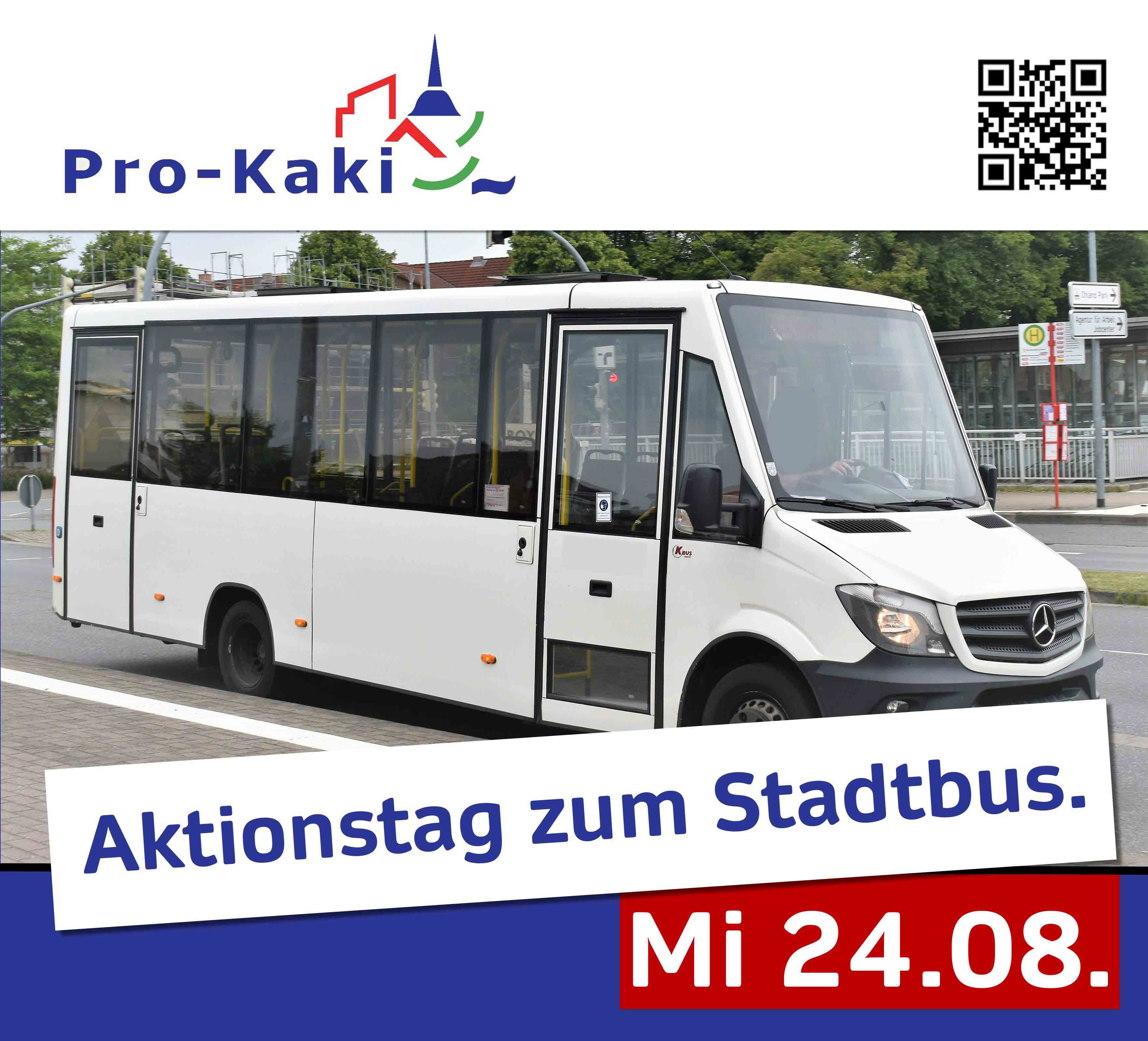 Pro-Kaki Aktionstag 24.08. zum Stadtbus