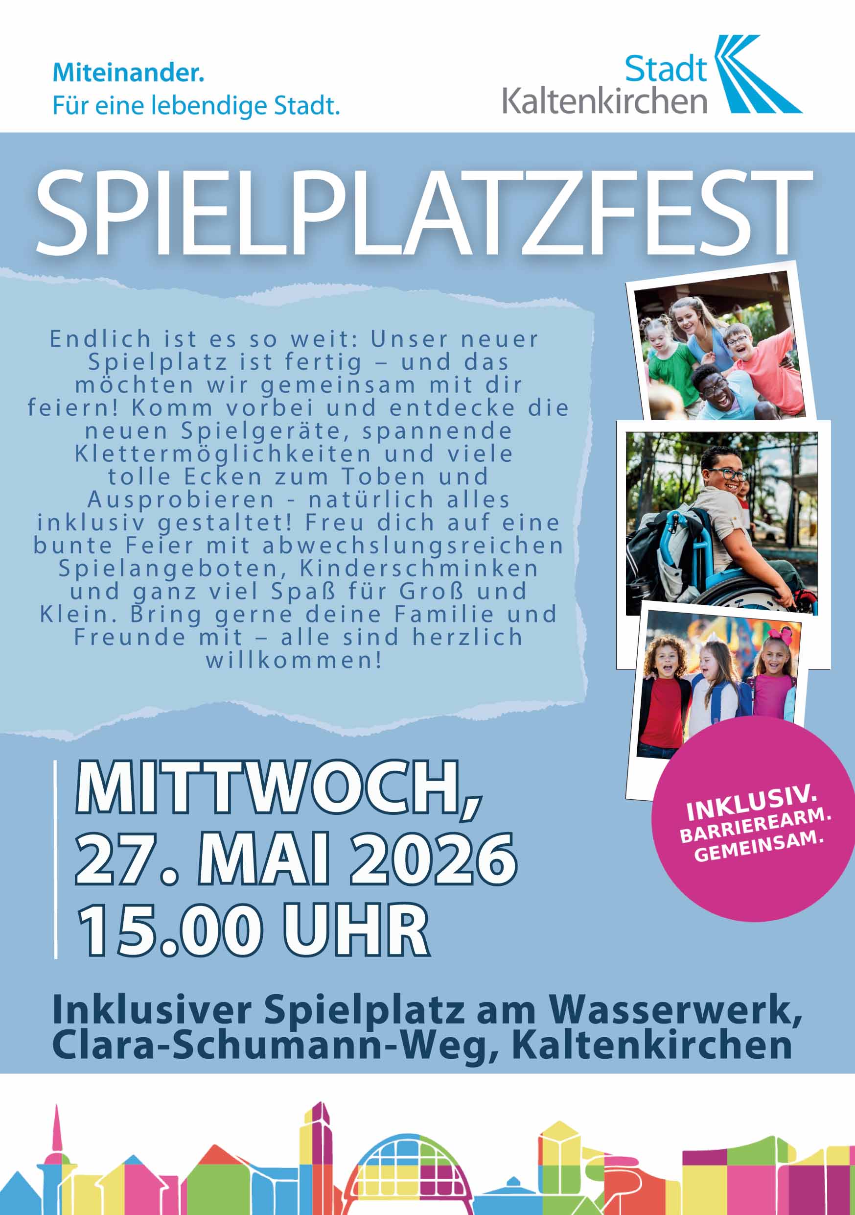 Eröffnung des Inklusiven Spielplatzes am Wasserwerk