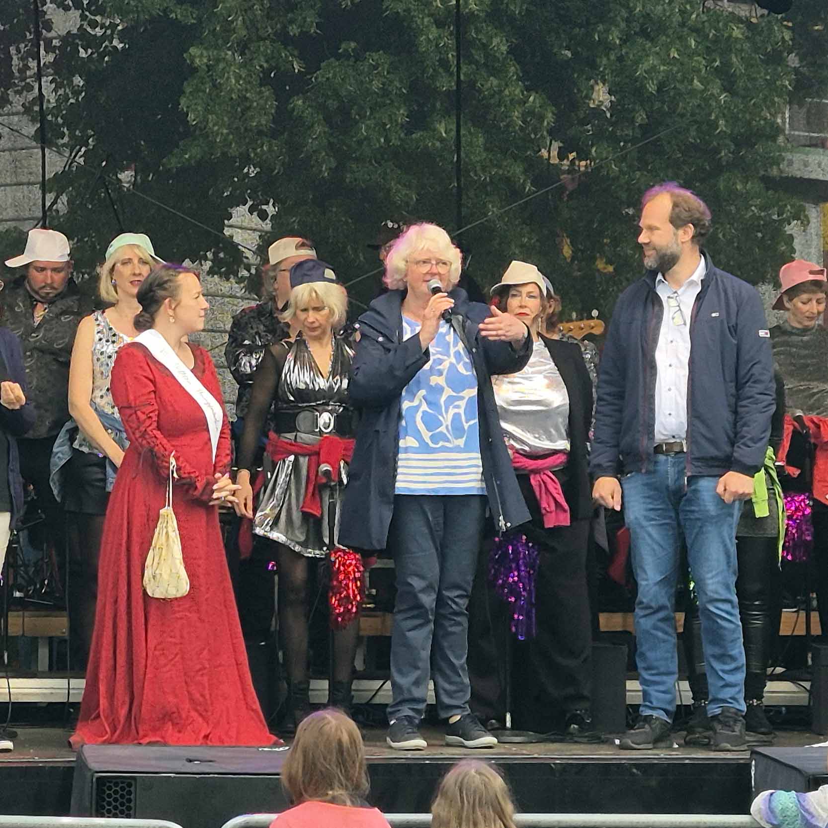 Pro-Kaki auf dem 30. Stadtfest