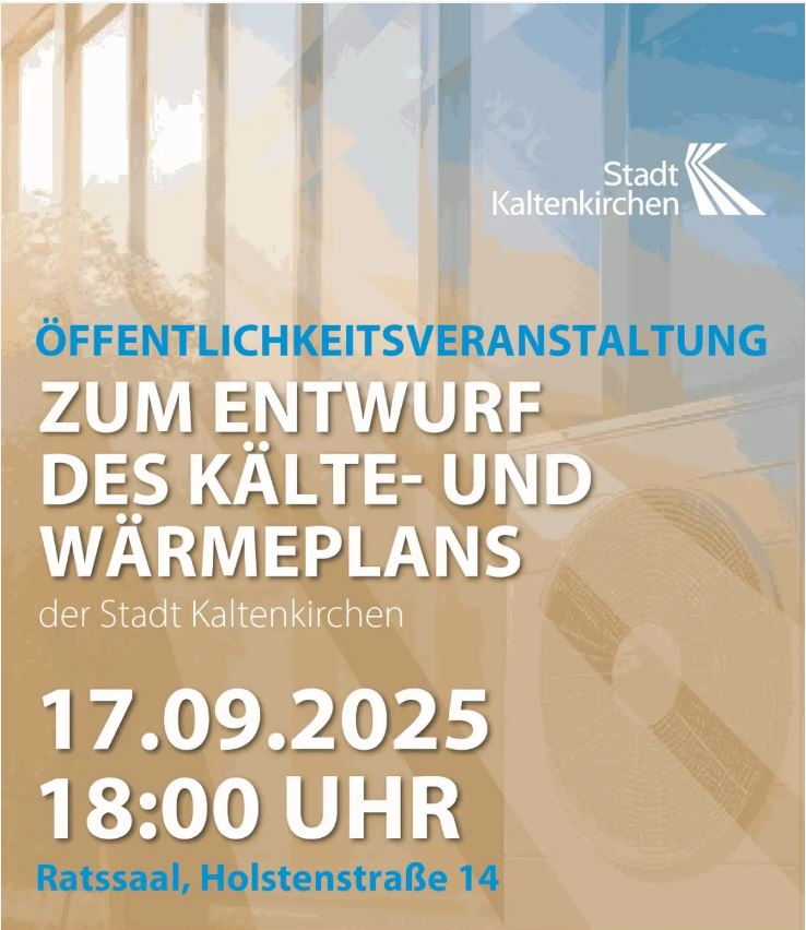 Veranstaltung zur Kälte- und Wärmeplanung am 17. September